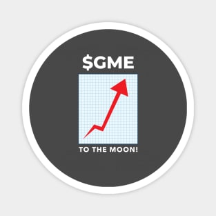 GME To The Moon Magnet